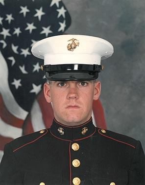 John Singleton in Marines uniform